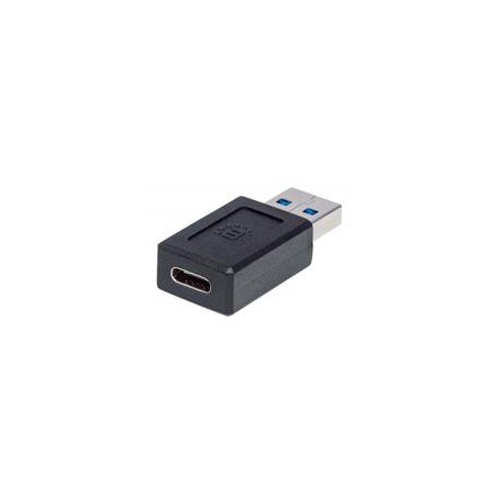 ADAPTADOR USB,MANHATTAN,354714,-C V3.1, AM-CH NEGRO