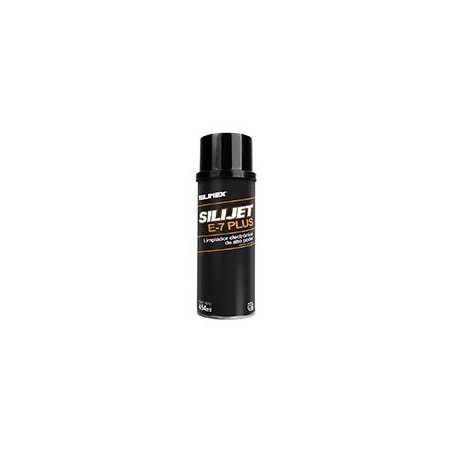 AEROSOL SILIJET E-7 PLUS LIMPIADOR ELECTRYNICO DE ALTO PODER, REPELENTE AL POLVO, SILIMEX 454ML