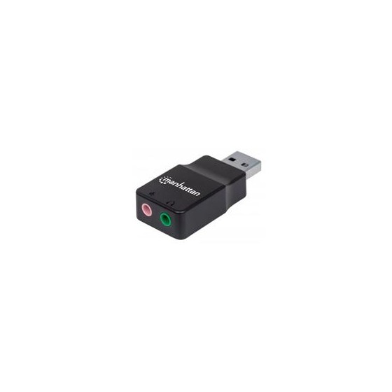 CONVERTIDOR USB,MANHATTAN,152754, 2.0 A TARJETA SONIDO 2.1