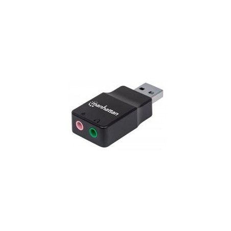 CONVERTIDOR USB,MANHATTAN,152754, 2.0 A TARJETA SONIDO 2.1