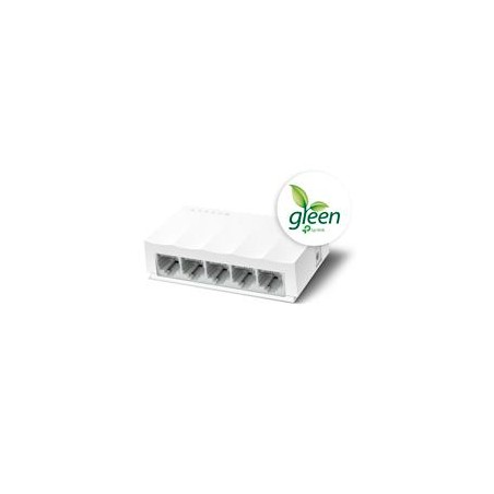 SWITCH | TP-LINK | LS1005 | 5 PUERTOS RJ45 10/100 MBPS | NO ADMINISTRABLE | PARA ESCRITORIO