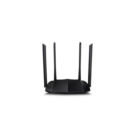 ROUTER TENDA  AC8 AC1200 802.11 AC/B/G/N DOBLE BANDA (DUAL-BAND) 4 ANTENAS EXTERNAS MU-MIMO + BEAMFORMING, IPV6, 4 PUERTOS GIG