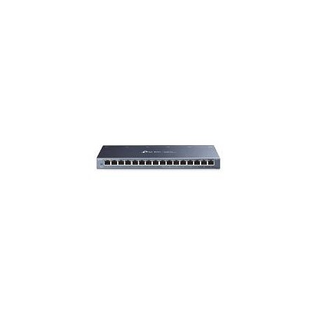 SWITCH | TP-LINK | TL-SG116 | 16 PUERTOS RJ45 GIGABIT 10/100/1000 | NO ADMINISTRABLE | CARCASA METALICA | PARA ESCRITORIO O PA