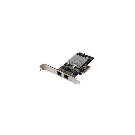 TARJETA PCI EXPRESS ADAPTADOR DE RED PCI EXPRESS PCI-E GIGABIT ETHERNET CON 2 PUERTOS RJ45 DE 1GBPS Y CHIPSET INTEL I350 - STA