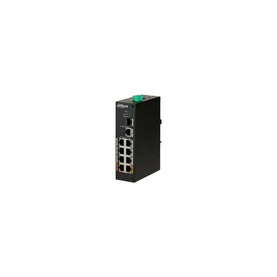 SWITCH POE DAHUA 8 PUERTOS / 1 PUERTO UPLINK SFP / 1 PUERTO UPLINK ETHERNET GIGABIT / 96W / SWITCHING 7.6G