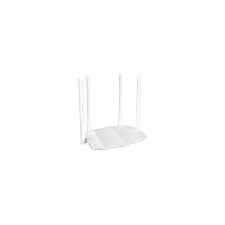 ROUTER TENDA  AC5 AC1200 802.11 AC/B/G/N DUAL-BAND  DOBLE BANDA  4 ANTENAS EXTERNAS 6 DBI MU-MIMO BEAMFORMING, IPV6, IPTV, 4 P