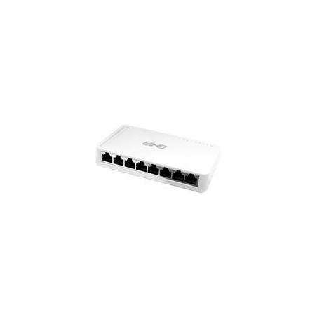 SWITCH GHIA 8 PUERTOS RJ45 10/100/1000 MBPS NO ADMINISTRABLE AUTO MDI/MDIX HALF FULL DUPLEX // GIGABIT