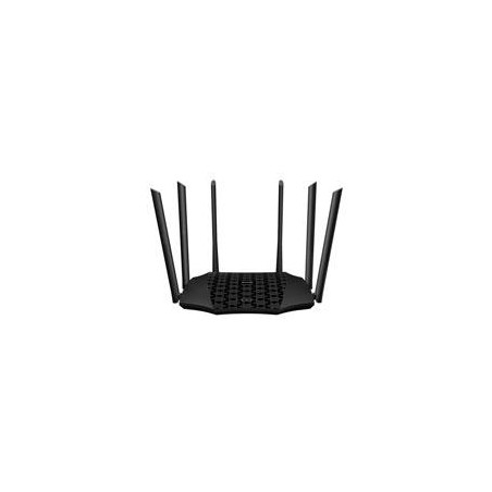 ROUTER TENDA AC21 AC2100 802.11 AC/B/G/N DOBLE BANDA 6 ANTENAS EXTERNAS MU-MIMO  BEAMFORMING IPV6 IPTV 4 PUERTOS GIGABIT  UNIF