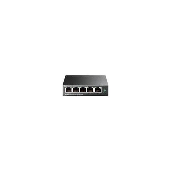 SWITCH | TP-LINK | TL-SF1005LP| 5 PUERTOS RJ45 10/100 MBPS | NO ADMINISTRABLE |CON 4 PUERTOS POE | PARA ESCRITORIO