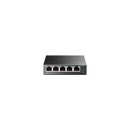 SWITCH | TP-LINK | TL-SF1005LP| 5 PUERTOS RJ45 10/100 MBPS | NO ADMINISTRABLE |CON 4 PUERTOS POE | PARA ESCRITORIO