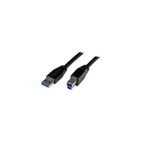 CABLE ACTIVO USB 3.0 SUPERSPEED DE 10 METROS - A MACHO A B MACHO - USB 3.1 GEN 1 5GBPS - STARTECH.COM MOD. USB3SAB10M
