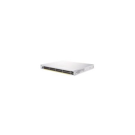 SWITCH CISCO BUSINESS CBS, 48 PUERTOS 10/100/1000 GIGABIT, ADMINISTRABLE, 4 PUERTOS SFP, POE