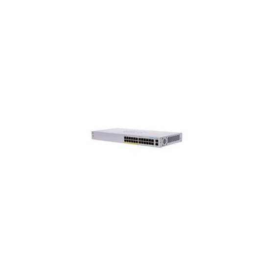 SWITCH CISCO BUSINESS CBS 24 PUERTOS 10/100/1000 GIGABIT, NO ADMINISTRABLE, POE, 32 GBIT/S