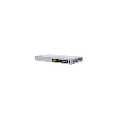 SWITCH CISCO BUSINESS CBS 24 PUERTOS 10/100/1000 GIGABIT, NO ADMINISTRABLE, POE, 32 GBIT/S