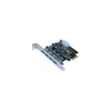 TARJETA USB,MANHATTAN,152891, V3 PCI EXPRESS 4 PTOS ESTANDAR-BRACKET