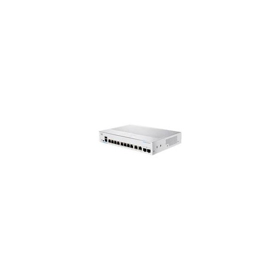 SWITCH CISCO BUSINESS CBS, 8 PUERTOS 10/100/1000 GIGABIT, ADMINISTRABLE, 2 PUERTOS GIGABIT ETHERNET COMBO