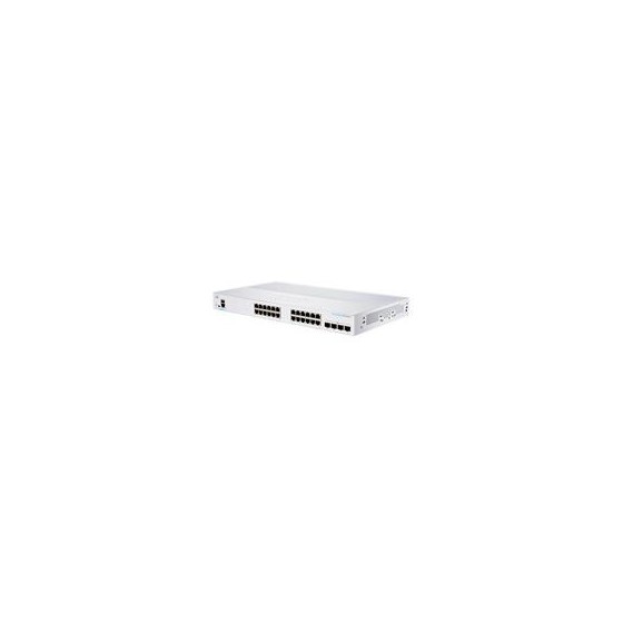 SWITCH CISCO BUSINESS CBS, 24 PUERTOS 10/100/1000 GIGABIT, ADMINISTRABLE, 4 PUERTOS SFP