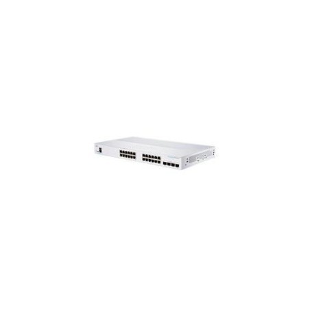 SWITCH CISCO BUSINESS CBS, 24 PUERTOS 10/100/1000 GIGABIT, ADMINISTRABLE, 4 PUERTOS SFP