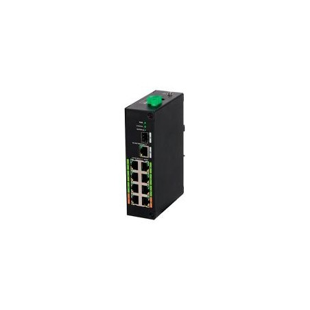 SWITCH  DAHUA EPOE 8 PUERTOS/ HASTA 800 MTS CON CAMARAS EPOE/ 120 WATTS/ SWITCHING 8.8G/ IEEE802.3AF/ IEEE802.3AT/ HI-POE