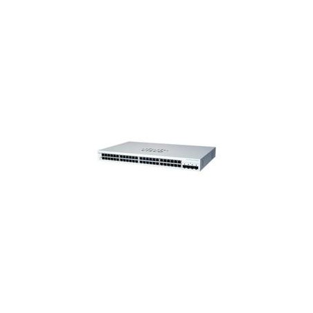 SWITCH CISCO BUSINESS CBS220 SMART 48 PUERTOS DATOS 10/100/1000 GIGABIT, 4X1G SFP, CISCO BUSINESS 220 SERIES SMART SWITCH, 48-