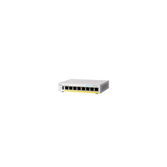 SWITCH CISCO ADMINISTRABLE 8 CBS250 PUERTOS 10/100/1000 POE 45W