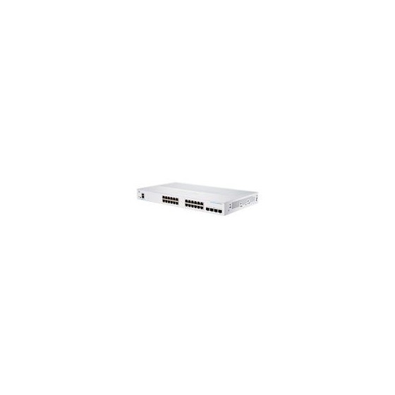 SWITCH CISCO BUSINESS CBS, 24 PUERTOS 10/100/1000 GIGABIT, ADMINISTRABLE, 4 PUERTOS SFP