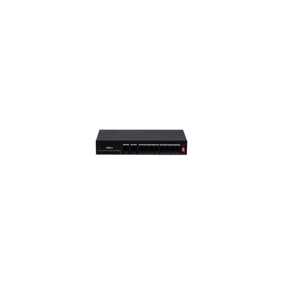 SWITCH  POE DAHUA  DE 10 PUERTOS FAST ETHERNET/ 8 PUERTOS POE/ 2 PUERTOS UPLINK/ 65 WATTS TOTALES/ SOPORTA POE WATCHDOG/ SWITC