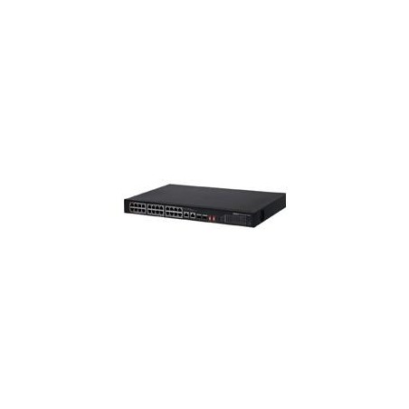 DAHUA SWITCH POE ETHERNET DE 26 PUERTOS/ 24 PUERTOS POE 10/100/ 240 WATTS TOTALES/ PUERTO 1 Y 2 SOPORTAN 60 WATTS HI-POE/ 2 PU