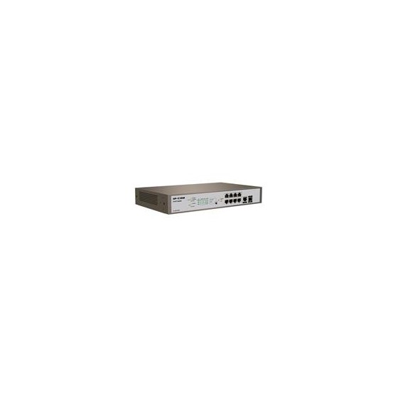 SWITCH TENDA PRO-S8-150W ADMINISTRABLE 8 PUERTOS POE1 FIBRA OPTICA CAPA 3 (L3) ETHERNET 10/100/1000 BASE-T (POE), 1 PUERTO ETH