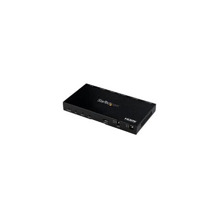 SPLITTER HDMI DE 2 PUERTOS (1X2) DE AUDIO Y VIDEO HDMI 2.0 4K 60HZ CON ESCALADOR Y EXTRACTOR DE AUDIO (3.5MM/SPDIF) - 1 ENTRAD