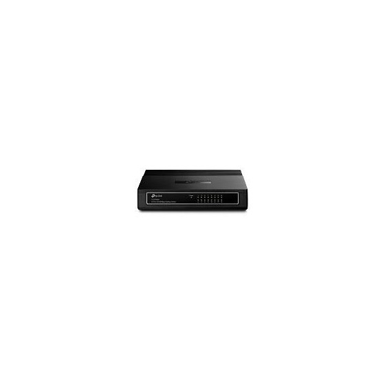 SWITCH | TP-LINK | TL-SF1016D | 16 PUERTOS RJ45 10/100 MBPS | NO ADMINISTRABLE | PARA ESCRITORIO