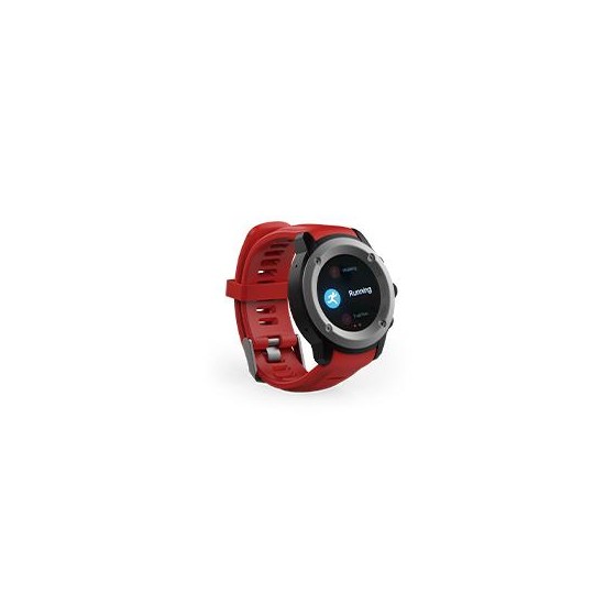 GHIA SMART WATCH DRACO /1.3 TOUCH/ HEART RATE/ BT/ GPS/GAC-072 / COLOR ROJO