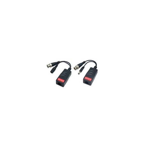 VIDEO BALUN / PROVISION ISR / PTR-102VP-HD / TRANSMITE VIDEO Y ENERGIA / 4 EN 1 /SOPORTA CAMARAS DE HASTA 8 MP / AHD / CVI / T