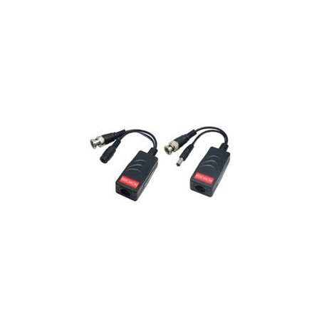 VIDEO BALUN / PROVISION ISR / PTR-102VP-HD / TRANSMITE VIDEO Y ENERGIA / 4 EN 1 /SOPORTA CAMARAS DE HASTA 8 MP / AHD / CVI / T