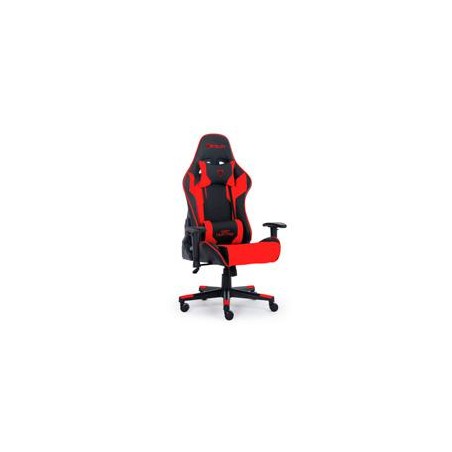 SILLA GAMER OCELOT/COLOR ROJO CON NEGRO/DESCANSA BRAZOS AJUSTABLES/ RECLINABLE 90-155 GRADOS/ SOPORTA HASTA 150KG