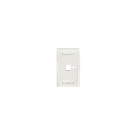 TAPA FACEPLATE , INTELLINET, 772389, BLANCO 1 PERF. ETIQUETA