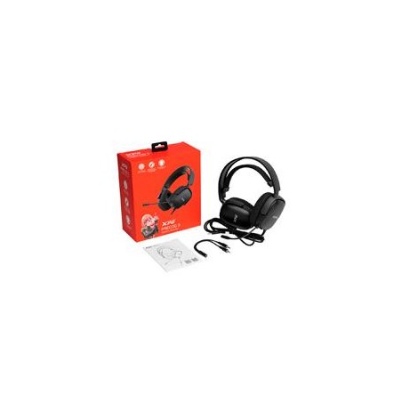 AUDIFONOS XPG PRECOG S AUDIO 3D CONECTOR 3.5MM MICROFONO OMNIDIRECCIONAL CONTRO DE VOLUMEN GAMER COLOR NEGRO (PRECOG S-BKCWW)