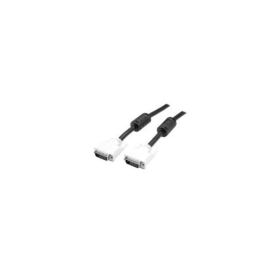 CABLE DE 7.6M DVI-D DE DOBLE ENLACE - CABLE DE VIDEO DIGITAL PARA MONITOR DVI-D MACHO A MACHO - NEGRO - 2560X1600 - STARTECH.C