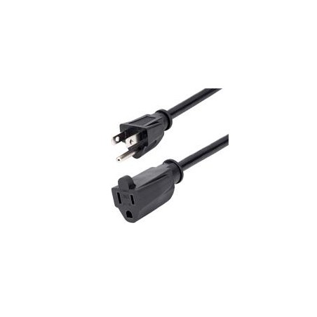 CABLE DE 2M DE EXTENSION DE ALIMENTACION - CABLE NEMA 5-15R A NEMA 5-15P - 13A 125V - 16AWG - STARTECH.COM - CABLE EXTENSOR DE