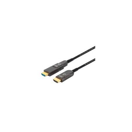 CABLE HDMI FIBRA OPTICA /MANHATTAN/355698/M-M  4K@60HZ 50.0M CONECTOR HDMI DESMONTABLE