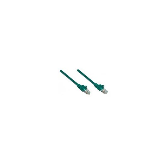 CABLE DE RED INTELLINET 0.5 MTS (1.5 PIES) CAT 6 UTP VERDE