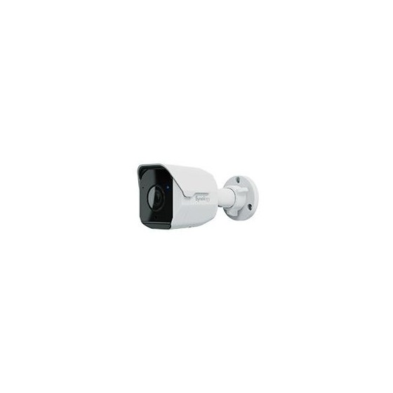 CAMARA IP SYNOLOGY BC500 TIPO BALA 5 MP IR DE 30 M LENTE 2.8MM DIA Y NOCHE, IP67 POE H.265, RANURA MICROSD, INCLUYE LICENCIA V