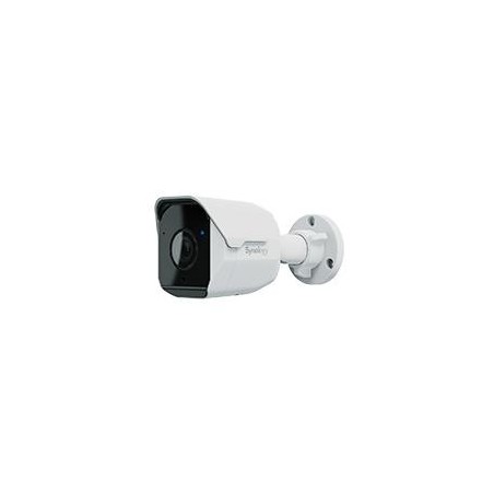 CAMARA IP SYNOLOGY BC500 TIPO BALA 5 MP IR DE 30 M LENTE 2.8MM DIA Y NOCHE, IP67 POE H.265, RANURA MICROSD, INCLUYE LICENCIA V