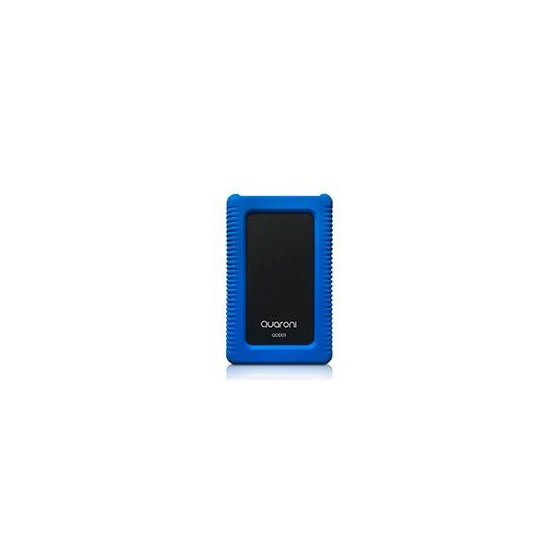 DISCO DURO EXTERNO HDD QUARONI RUGGED 500GB 2.5 USB 3.0 CONTRAGOLPES Y POLVO NEGRO/AZUL WINDOWS/MAC