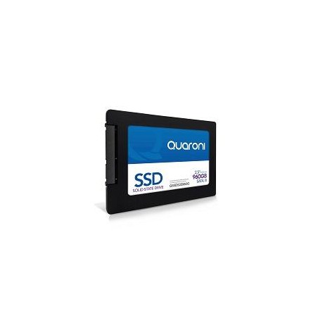 UNIDAD DE ESTADO SOLIDO SSD QUARONI 2.5 960GB SATA3 6GB/S 7MM LECT 550MB/S ESCRIT 490MB/S