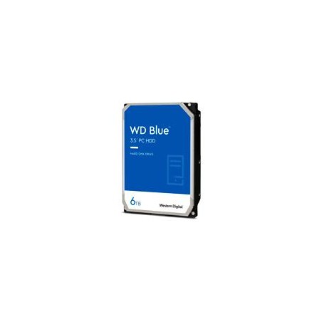 DISCO DURO INTERNO WD BLUE 6TB 3.5 ESCRITORIO SATA3 6GB S 256MB 5400RPM WINDOWS WD60EZAX