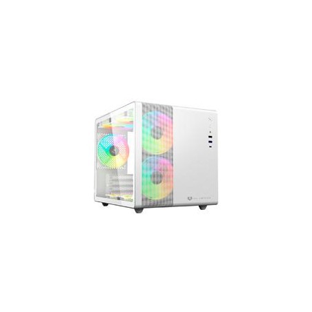 GABINETE GAMER BALAM RUSH TANK MINI GI930 / MINI ATX / MINI ATX - MINI ITX / PANEL CRISTAL TEMPLADO / BAHIA 3X SSD - 2X HDD / 