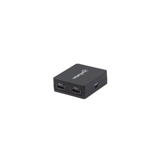 VIDEO SPLITTER,MANHATTAN,207652, HDMI 1080P, 1 IN:2 OUT, ALIMENTADO POR USB