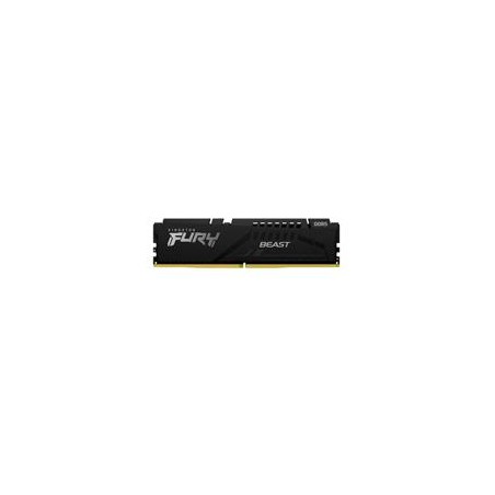 MEMORIA RAM KINGSTON DIMM DDR5 32GB 5200MT/S FURY BEAST BLACK XMP CL40 288PIN 1.25V C/DISIPADOR DE CALOR P/PC/GAMER/ALTO RENDI