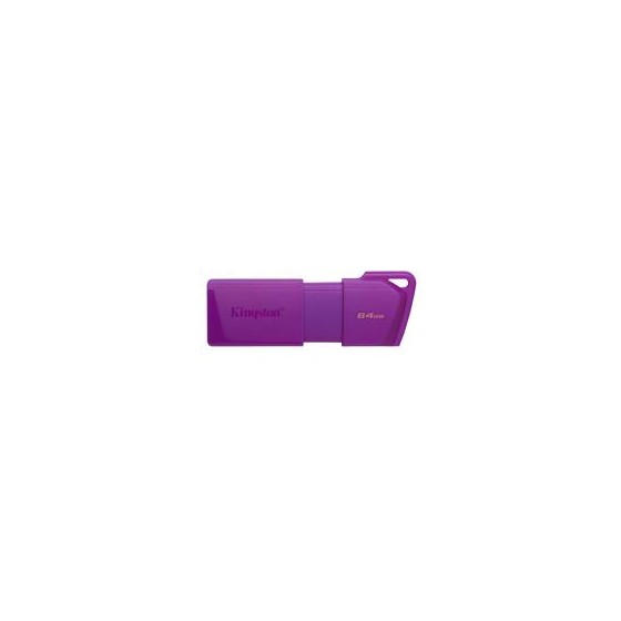 MEMORIA FLASH USB KINGSTON 64GB MORADO NEON 3.2 GEN 1(KC-U2L64-7LP)